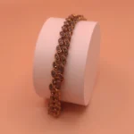 دسبند طلاروس نگینکاری شده-تصویر جانبی