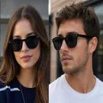 عینک آفتابی Ray-Ban پلاریزه با فریم گرد - Image 2