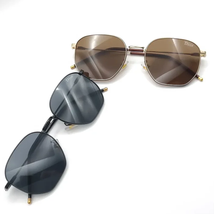 عینک آفتابی چندضلعی برند DIOR - Image 4