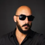 عینک آفتابی پلاریزه پرادا با دسته ۳۶۰ درجه - Image 2