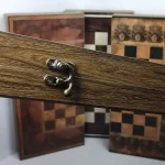 تخته نرد و شطرنج MDF مدل قفل‌دار - Image 2
