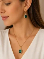 نیم ست جواهری استیلFashion Jewelry - Image 2