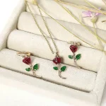 نیم ست گل رز ژوپینگ